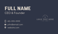 Business Professional Wordmark  Business Card