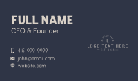 Hippie Business Card example 4