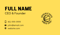 Basketball Ball Business Card Image Preview