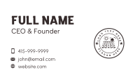 Agriculture Farm Seal  Business Card