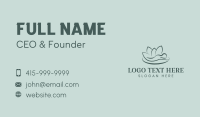 Natural Lotus Massage Business Card Design