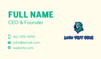 Hooded Skull Graffiti Business Card