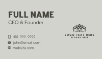 Roof House Property  Business Card