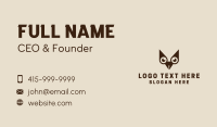 Owl Writer Pen Business Card