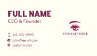 Eyelash Beauty Clinic Business Card