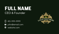 Royal Crest Decorative Business Card