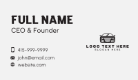 Race Car Automobile  Business Card Design