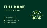 Garden Plant Shovel Business Card Design