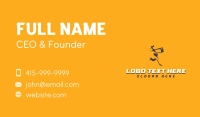 Running Delivery Courier Business Card Design