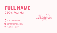 Angelic Wings Halo Business Card Design