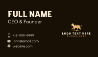 Pet Dog Training Business Card