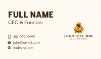 Kiddie Raincoat Clothing  Business Card