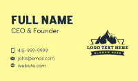 Scenery Mountain Nature Business Card