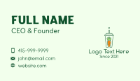 Healthy Carrot Drink Business Card
