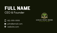 Tree Book Library Business Card