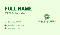 Nature Garden Leaves Business Card