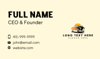 Travel Tour Bus Business Card Design