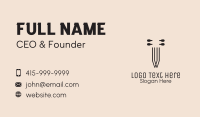 Violin Business Card example 3