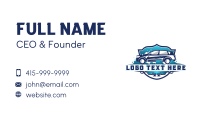 Car Wash Polish Detailing Business Card Design