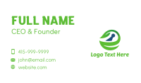 Eco Keyhole Business Card Design