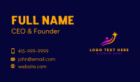 Star Leadership Career Business Card Design