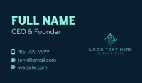 Cyber Technology Startup Business Card