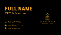 Gold Luxury Perfume Business Card
