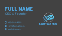 Blue Fast Mail Business Card