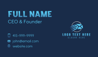 Blue Fast Mail Business Card