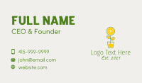 Lemon Juice Plant  Business Card