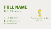 Lemon Juice Plant  Business Card