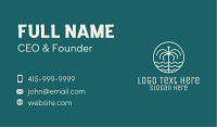 Tropical Water Fountain Business Card