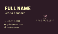 Quill Writing Pen Business Card