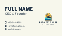 Tropical Beach Resort Business Card