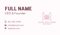 Beauty Product Wings  Business Card Design