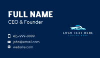 Speedboat Sea Wave Business Card