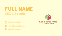 Toy Puzzle Block Business Card