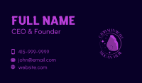 Purple Mystic Beauty  Business Card Design