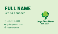 Green Shamrock Bundle  Business Card Design