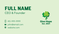 Green Shamrock Bundle  Business Card