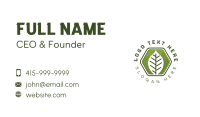 Startup Leaf Nature Business Card