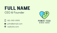 Nature Heart Dove Business Card