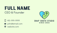 Nature Heart Dove Business Card