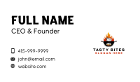 Grill Chicken Barbeque Business Card