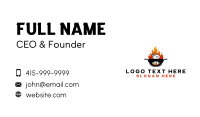Grill Chicken Barbeque Business Card Design