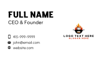 Grill Chicken Barbeque Business Card