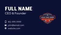 Football Sports League Business Card Design
