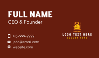 Construction Safety Hat Vest Business Card Design