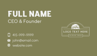 Rustic Mountain View Business Card Design