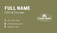 Rustic Mountain View Business Card Image Preview